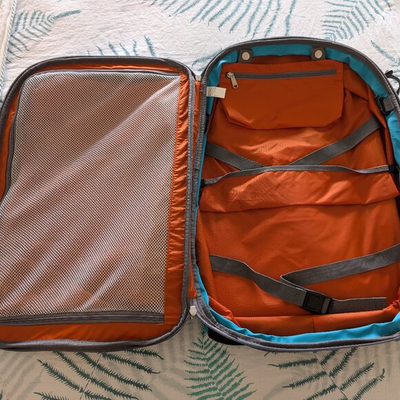 eBags TLS Mother Lode Weekender Convertible Travel Backpack, Turquoise, New - Picture 5 of 8